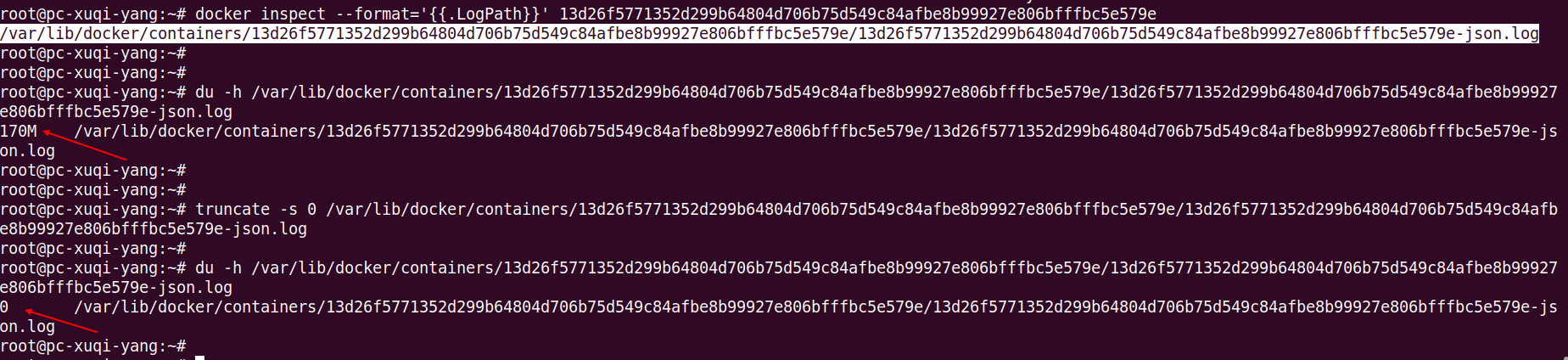 docker-truncate-logs